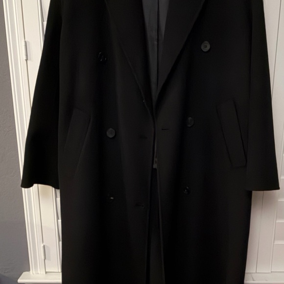 The Frankie Shop Black Double-Breasted Coat - Picture 9 of 9